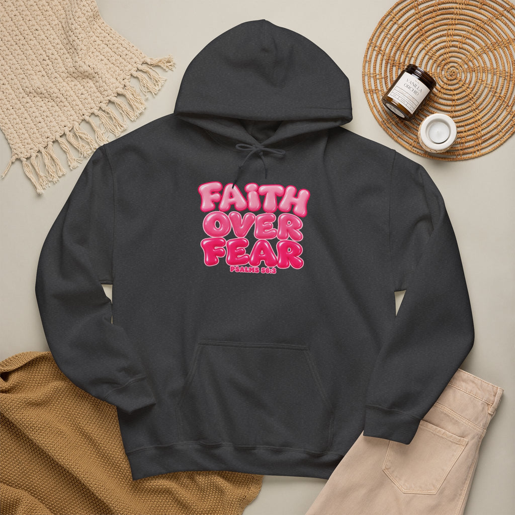 Faith Over Fear Inspirational Hoodie