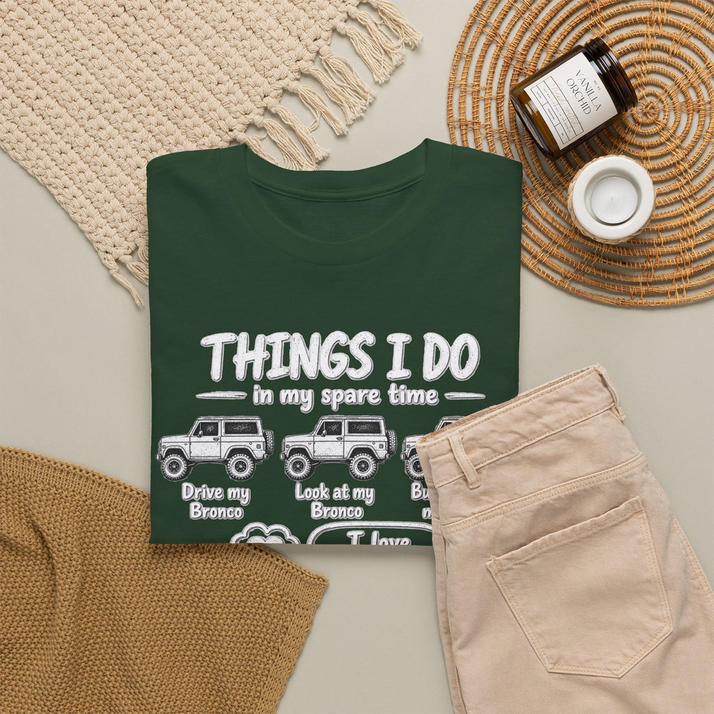 T‑Shirt — "Things I Do in My Spare Time" Jeep Lover Graphic Tee