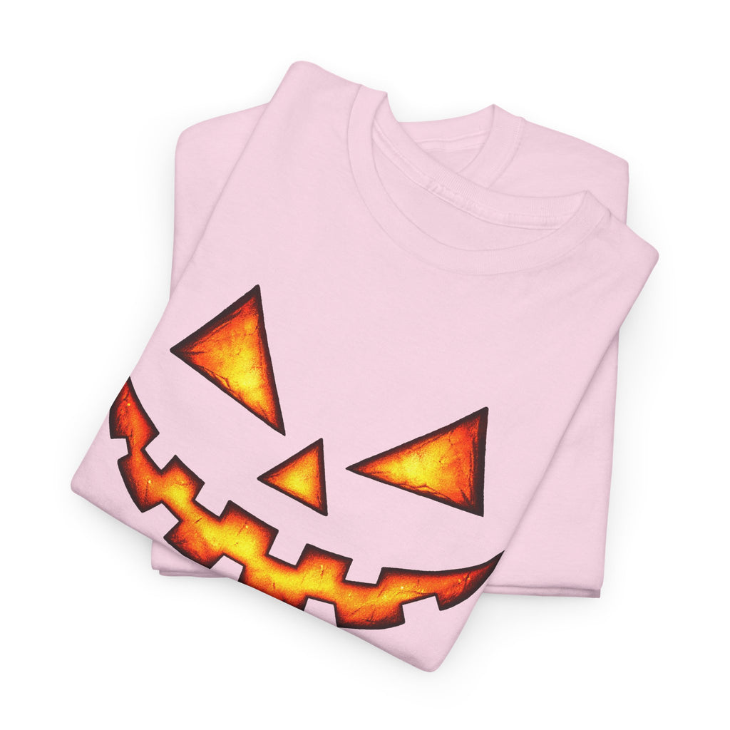 Jack-O'-Lantern Pumpkin Scary Face T-Shirt — Halloween Horror Costume Tee