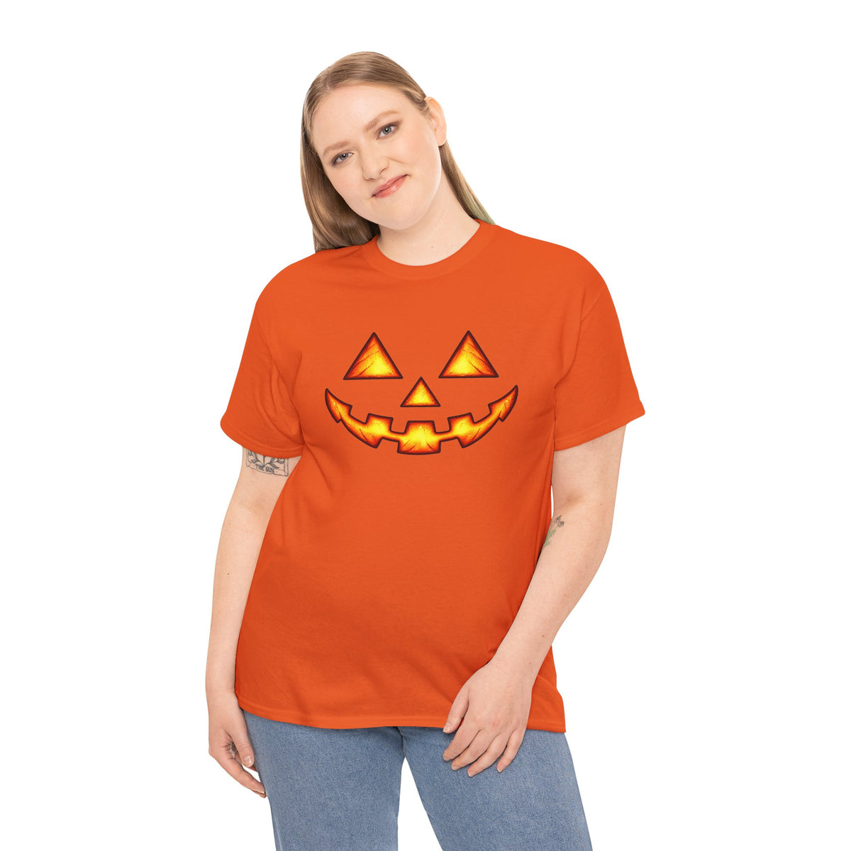 Halloween Jack-O'-Lantern Happy T-Shirt