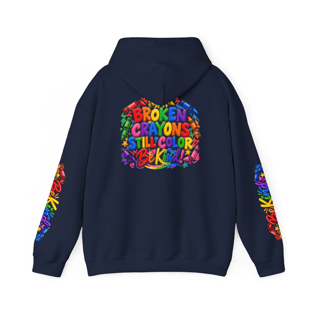 Broken Crayons Still Colorful Rainbow Art Hoodie