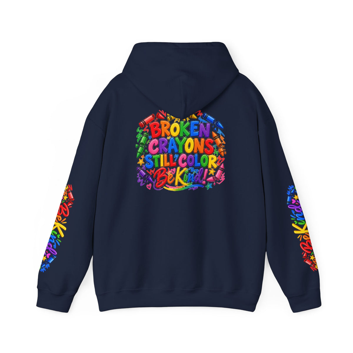 Broken Crayons Still Colorful Rainbow Art Hoodie