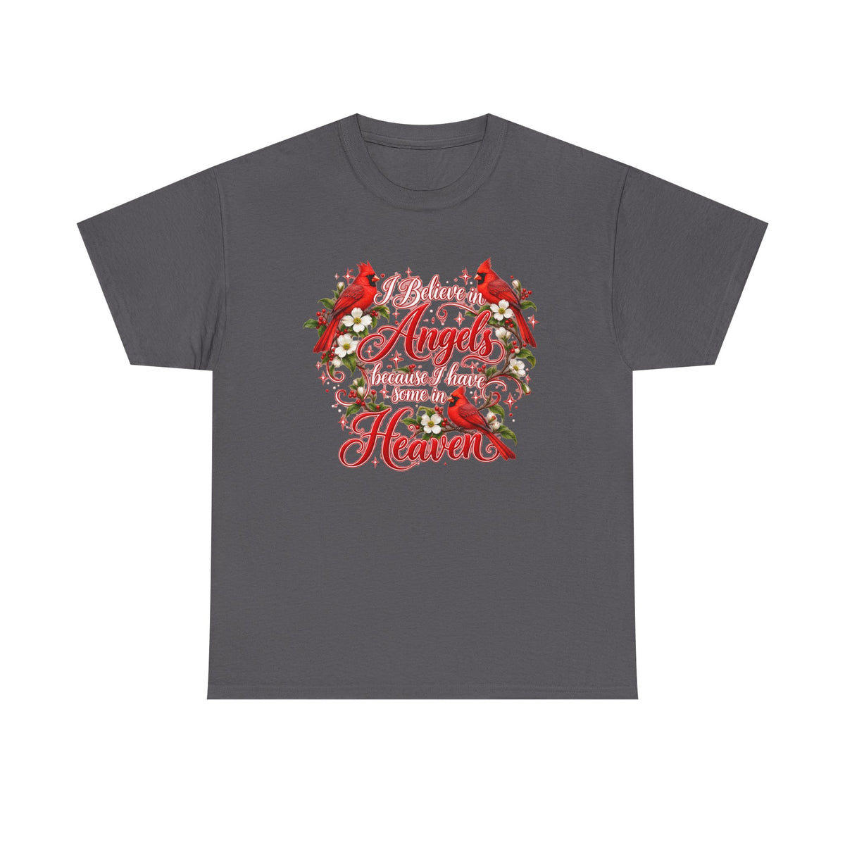 Angels from Heaven Cardinal Christmas T-Shirt