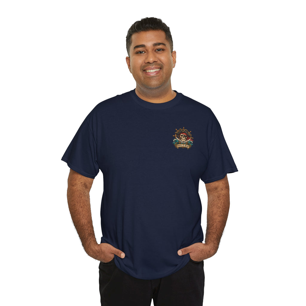 Pirate Skull Tee — "I Was a Pirate" Nautical Skull, Water • Alcohol • Booty • Boats Graphic T‑Shirt