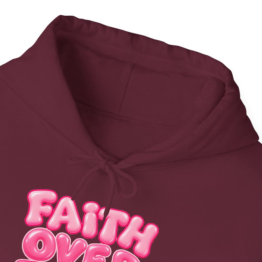 Faith Over Fear Inspirational Hoodie