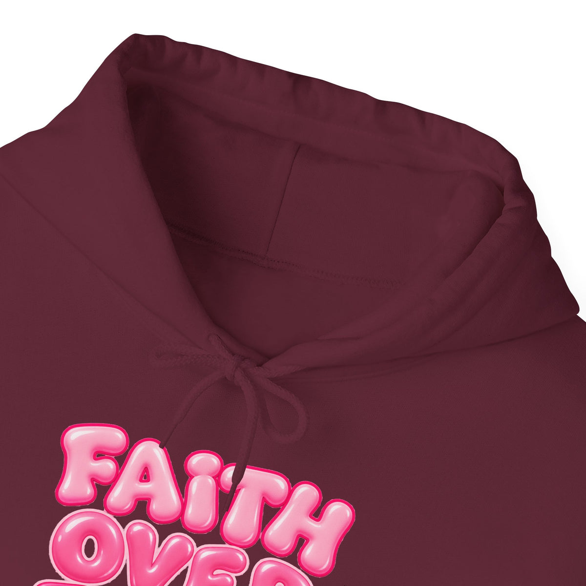 Faith Over Fear Inspirational Hoodie