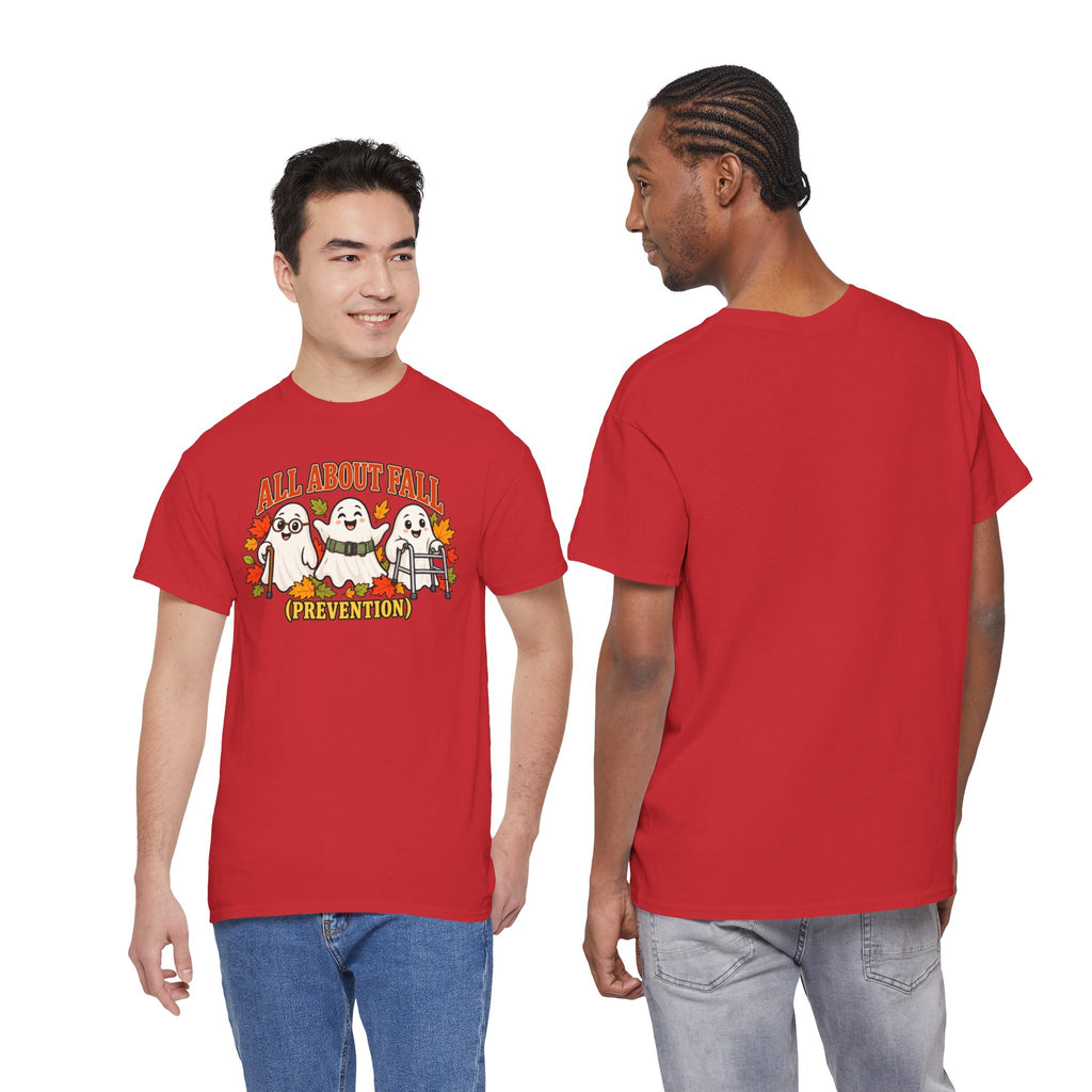 All About Fall (Prevention) Ghost Tee — Cute Halloween Autumn T-Shirt
