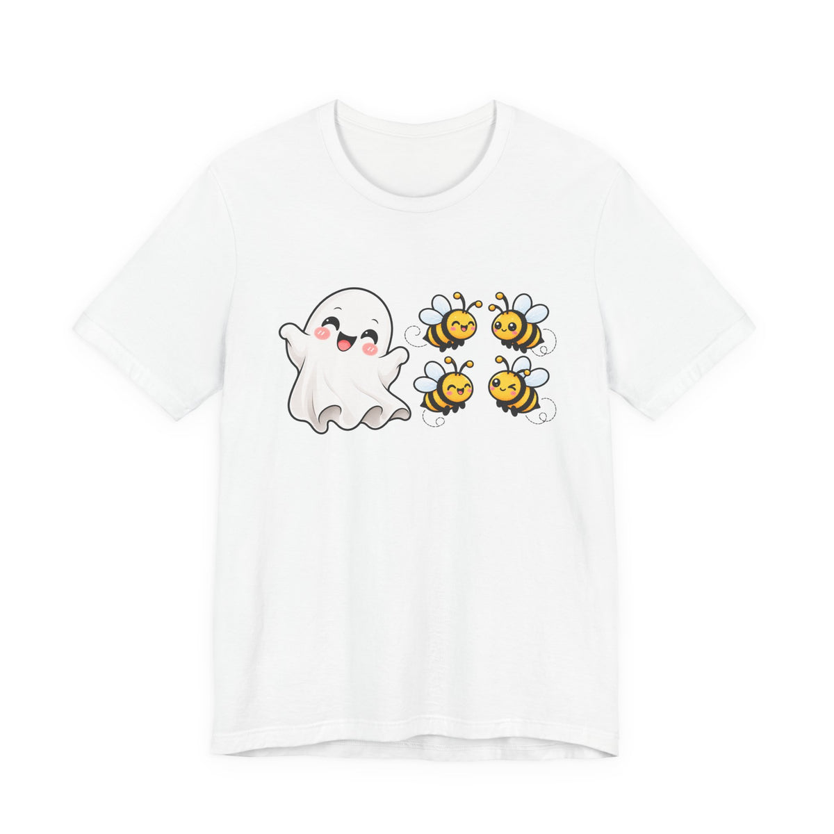 Boo & Bees Halloween Tee – Cute Ghost & Bee Shirt | Spooky Season Must-Have