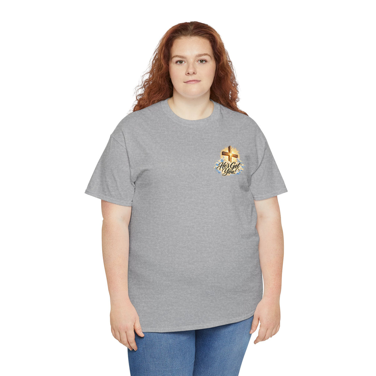 Don't Overthink It He's Got You Tee — Christian Cross Inspirational T‑Shirt
