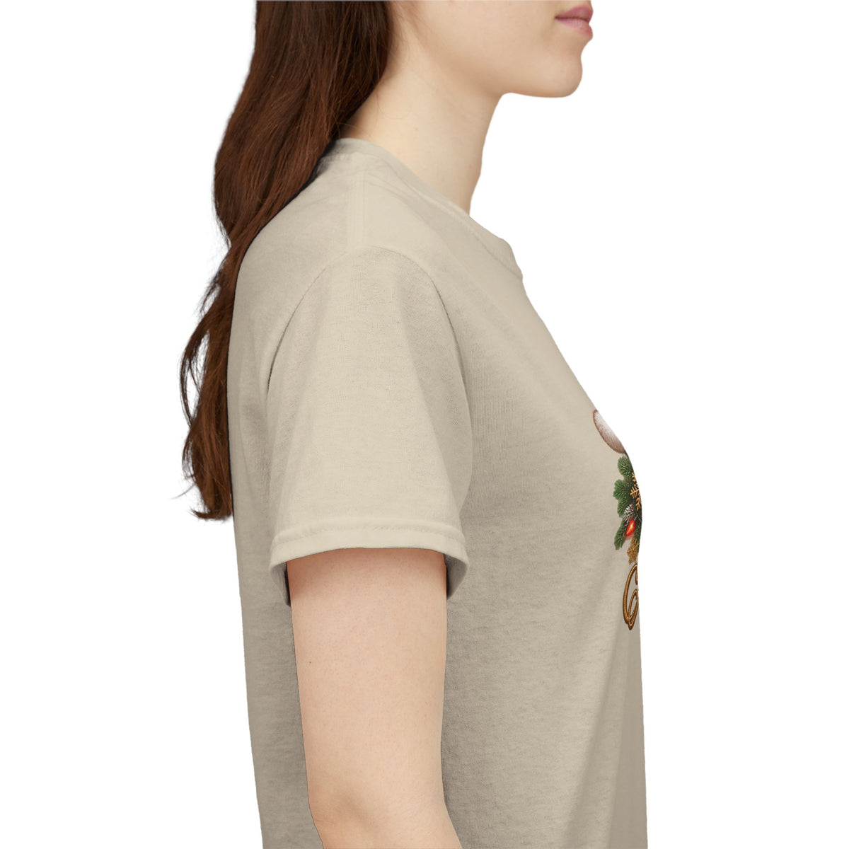 Merry Christmas Paw Prints Holiday Graphic Tee