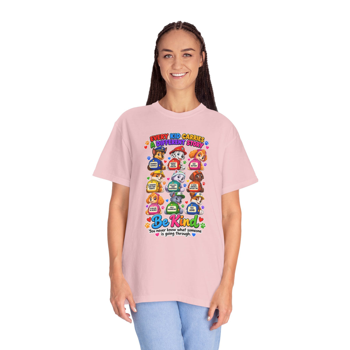 Be Kind Every Kid Carries Inspirational T-Shirt