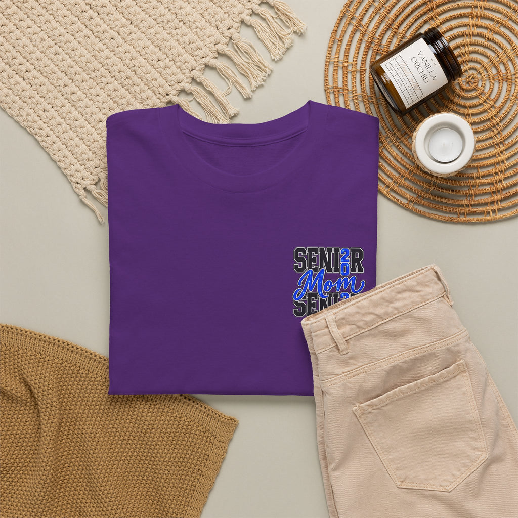 Senior Mom 2027 T-Shirt — Back Print Proud Senior Parent Tee