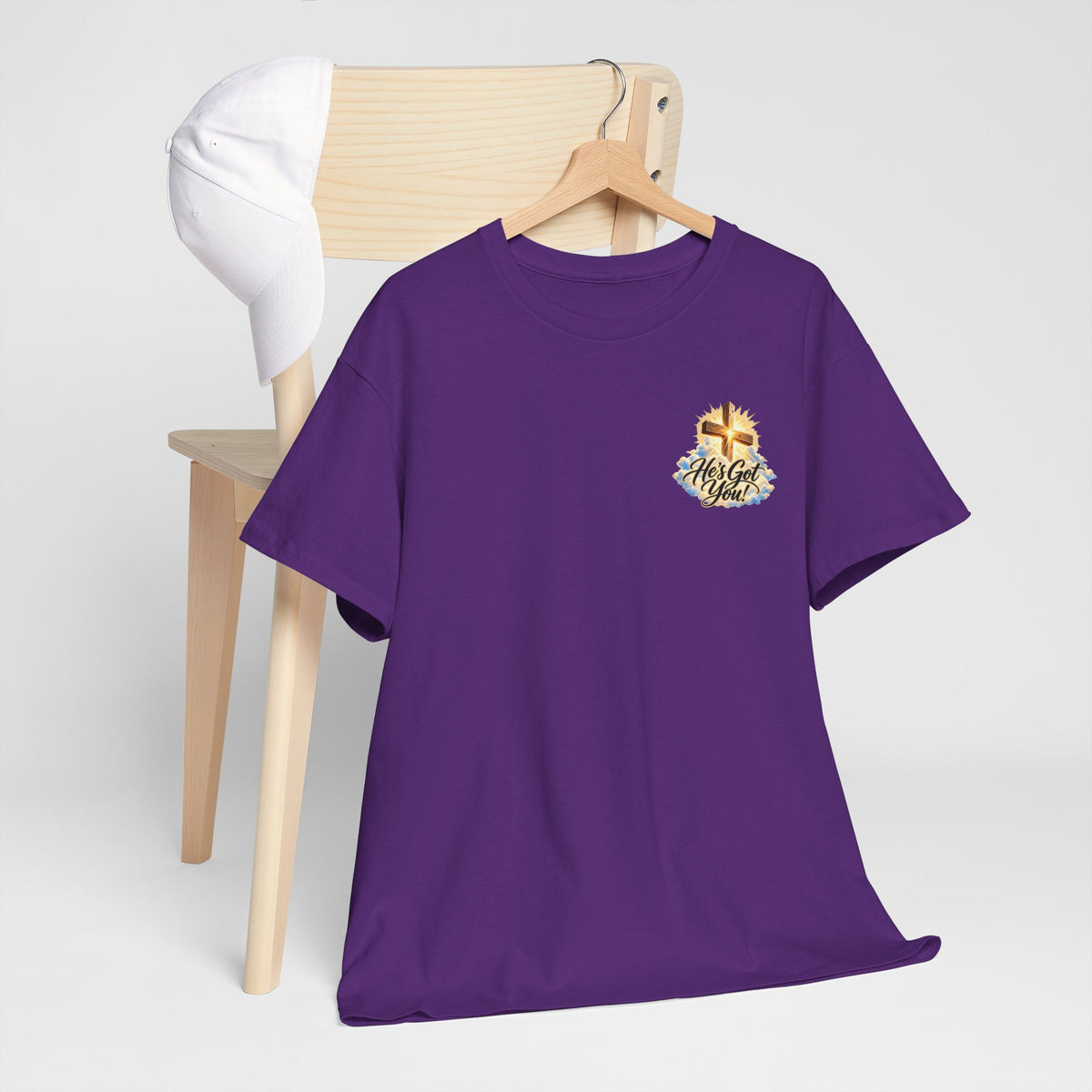 Don't Overthink It He's Got You Tee — Christian Cross Inspirational T‑Shirt
