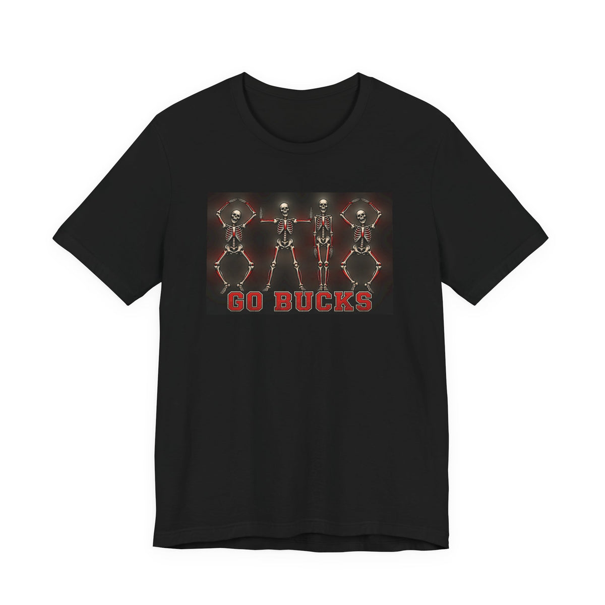 Go Bucks T-Shirt — Dancing Skeletons College Game Day Tee