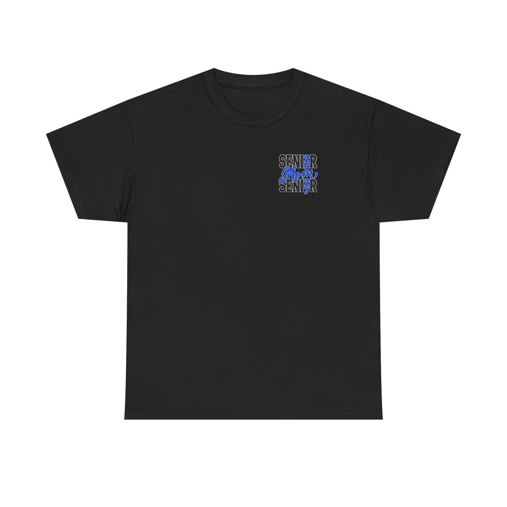 Senior Mom 2027 T-Shirt — Back Print Proud Senior Parent Tee