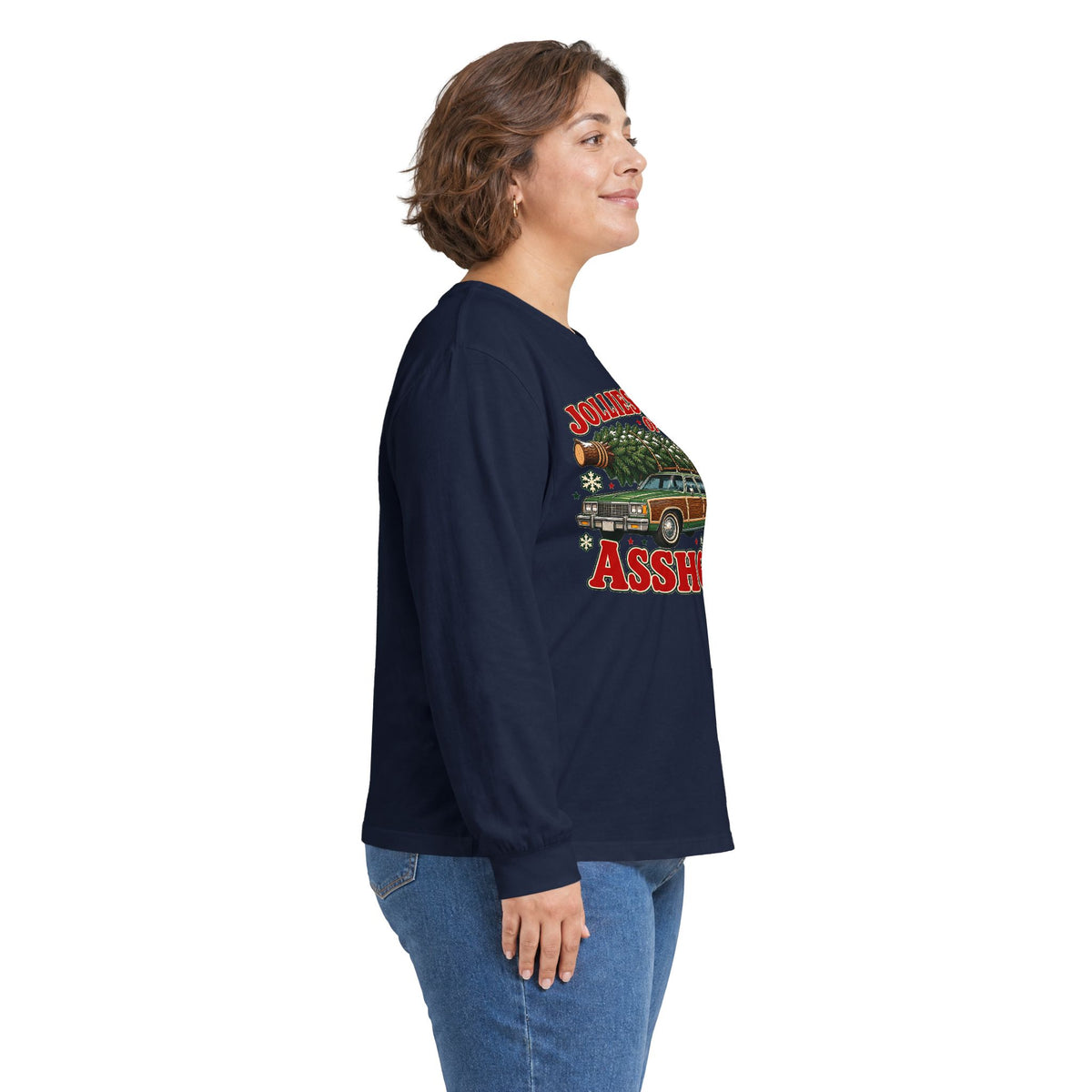 Jolliest Bunch of Assholes Christmas Long Sleeve Tee