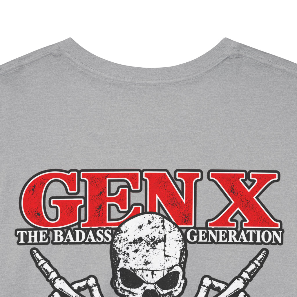 Gen X T‑Shirt — "The Badass Generation" Skull & Crossbones Retro Tee