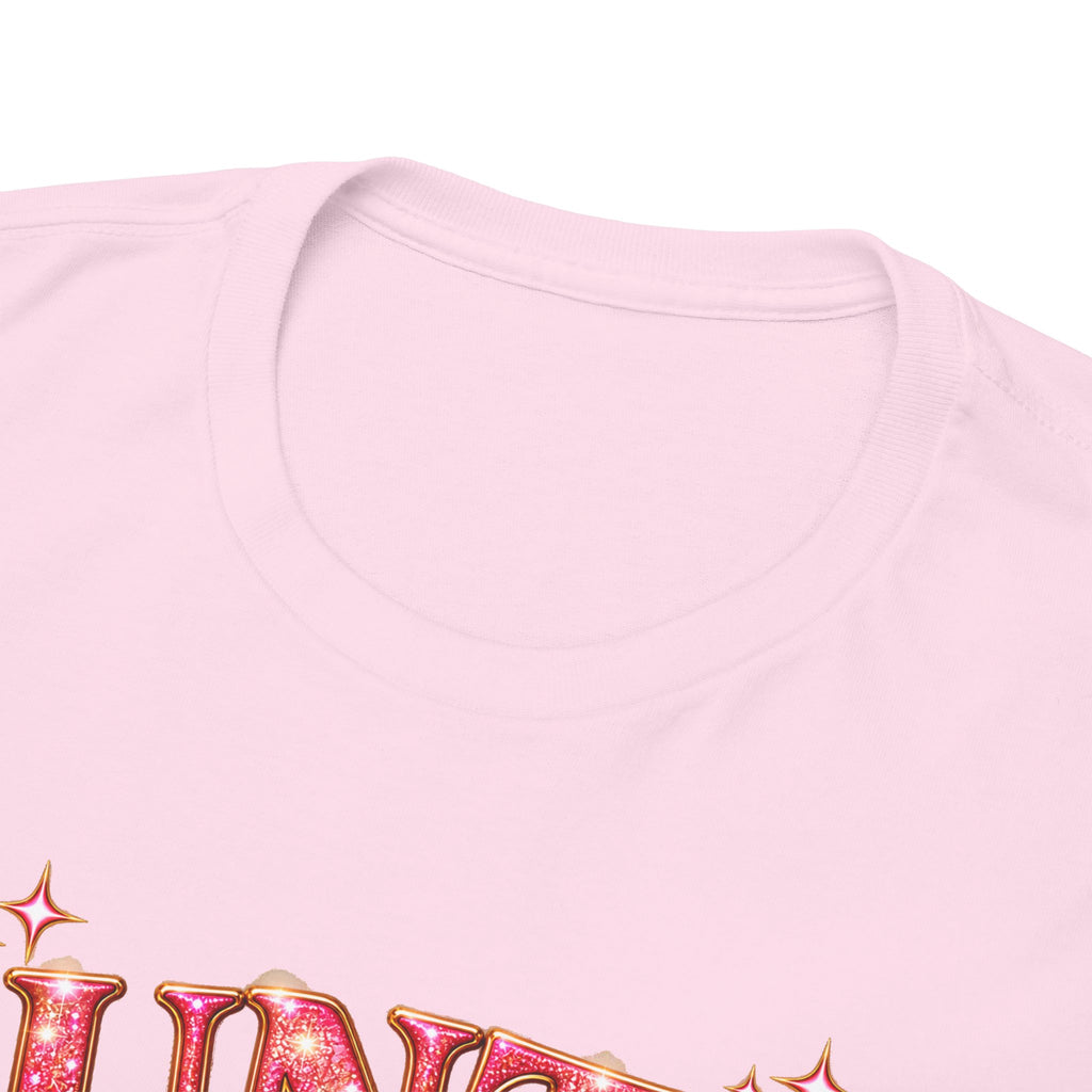 Auntie Graphic T-Shirt | Pink Bow Design