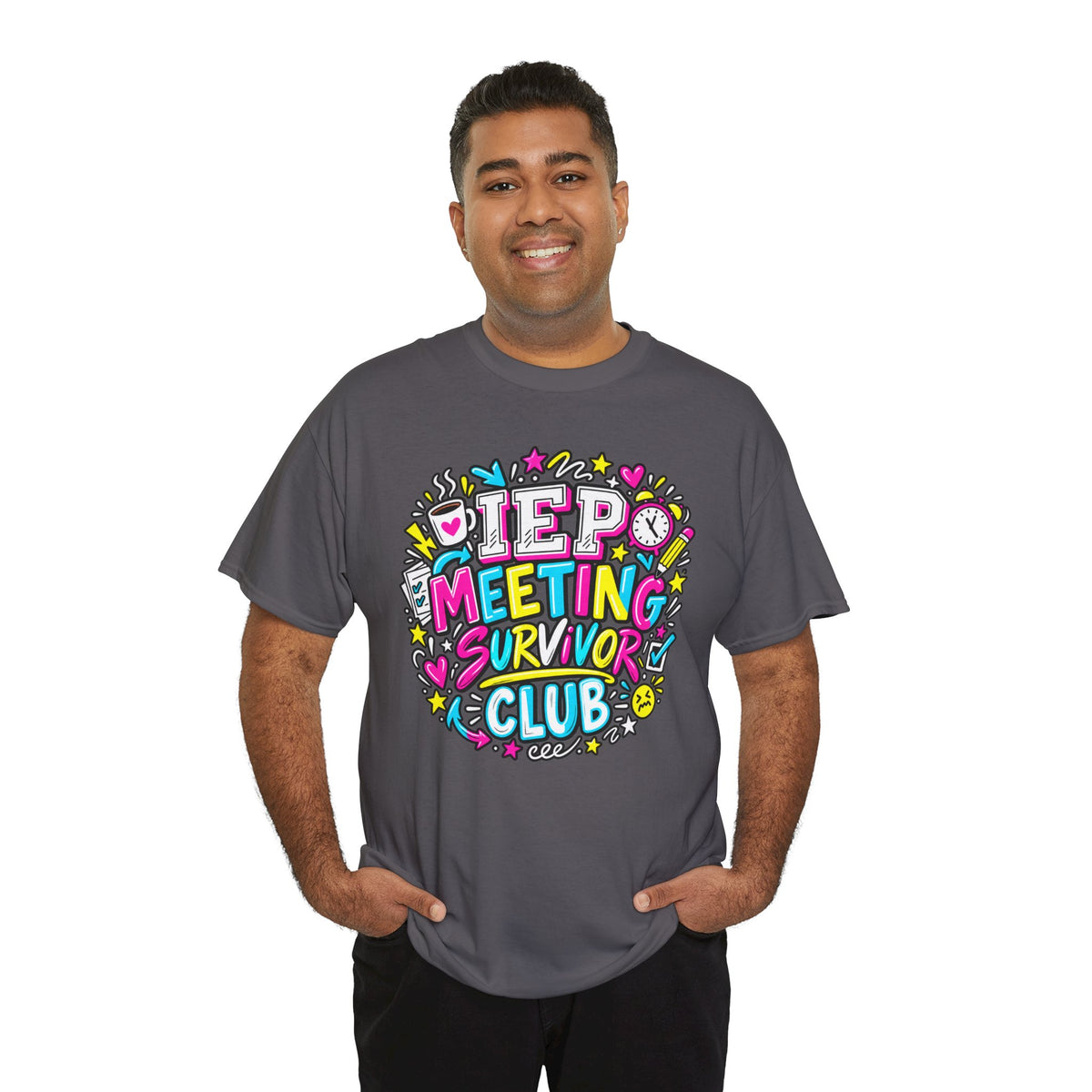 Video Meeting Survivor Club T-Shirt — Funny Remote Work Tee