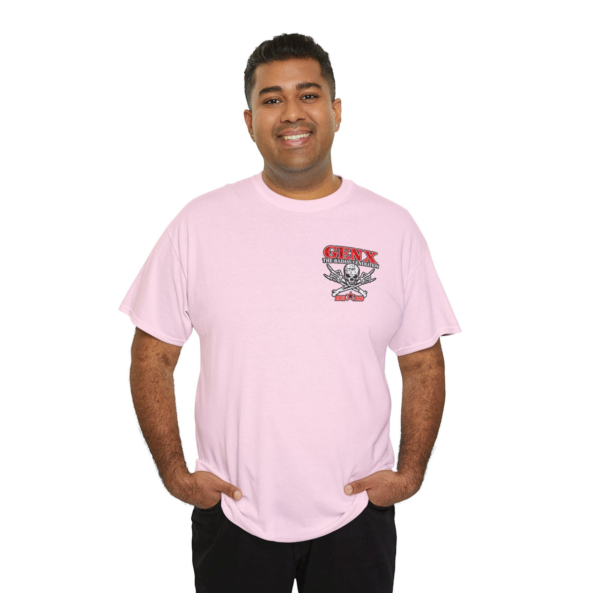 Gen X T‑Shirt — "The Badass Generation" Skull & Crossbones Retro Tee
