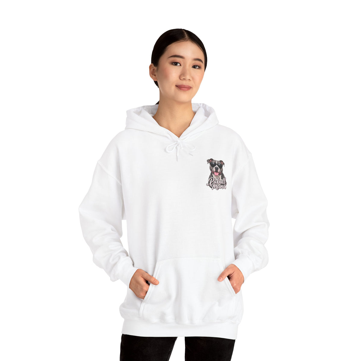 Pitbull Mama Hoodie — Cute Pitbull Dog Mom Pullover