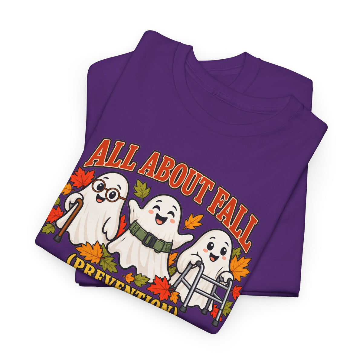 All About Fall (Prevention) Ghost Tee — Cute Halloween Autumn T-Shirt