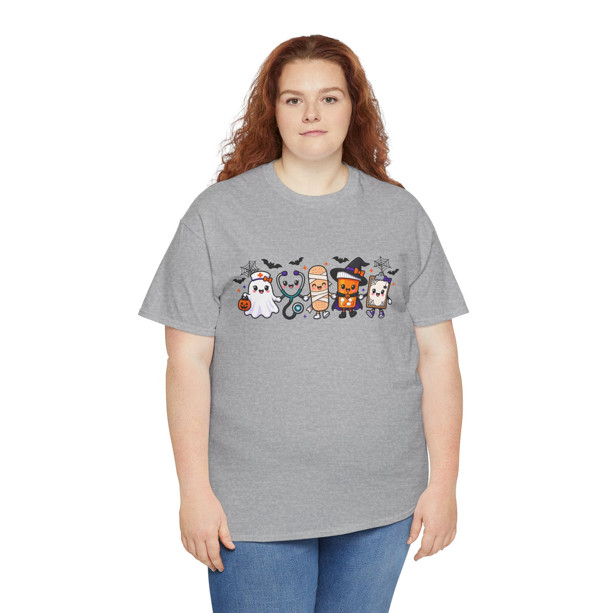 Halloween Candy Characters Tee — Cute Trick-or-Treat Ghosts & Candy Corn Shirt