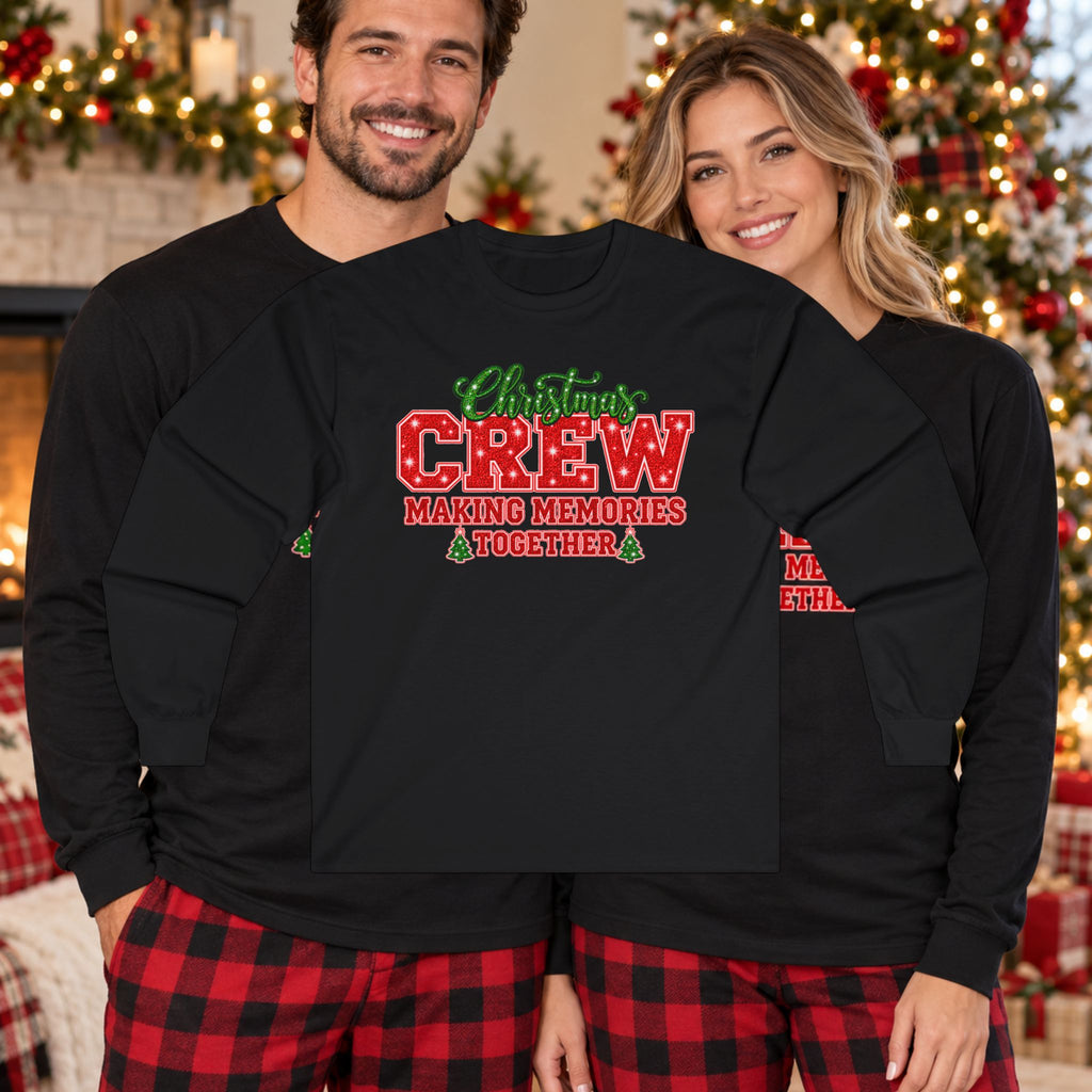 Christmas Crew Making Memories Together Long Sleeve Tee
