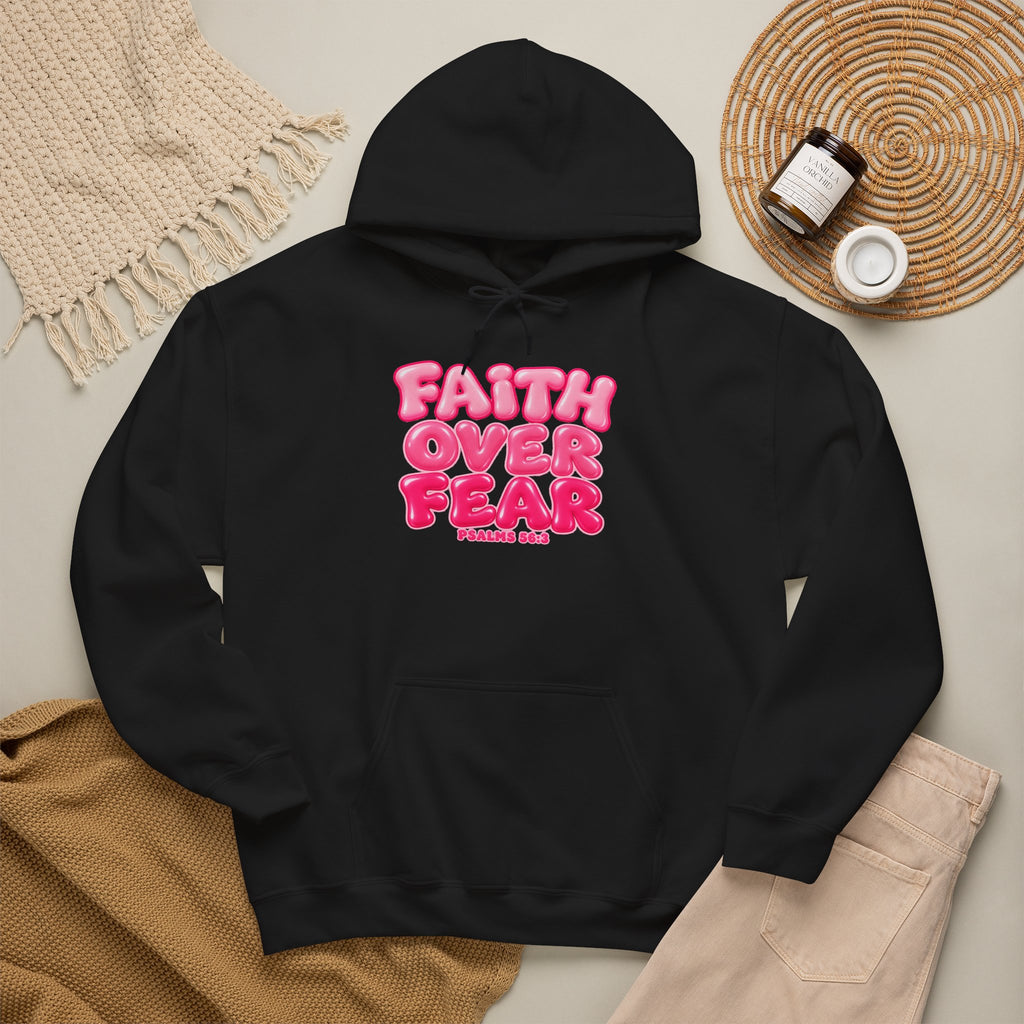Faith Over Fear Inspirational Hoodie