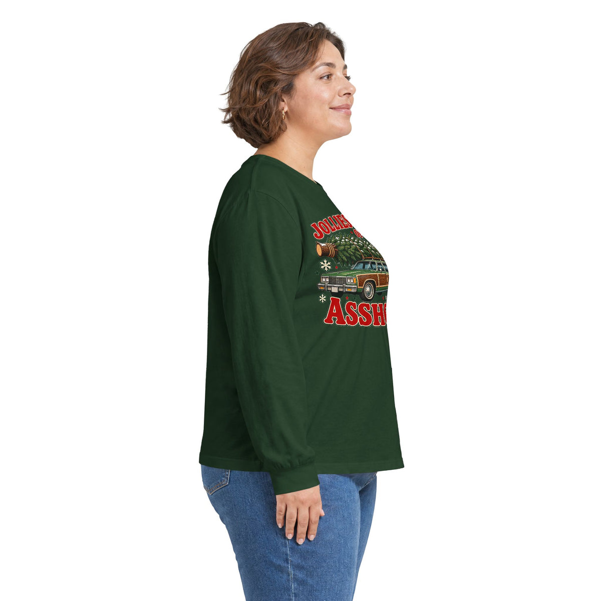 Jolliest Bunch of Assholes Christmas Long Sleeve Tee