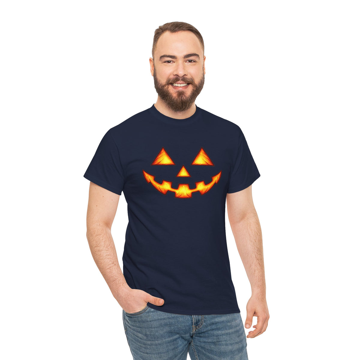 Halloween Jack-O'-Lantern Happy T-Shirt