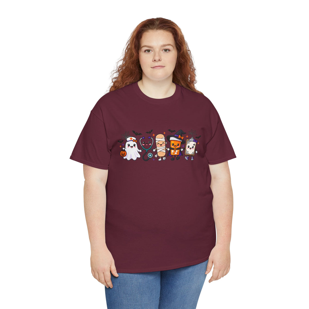 Halloween Candy Characters Tee — Cute Trick-or-Treat Ghosts & Candy Corn Shirt
