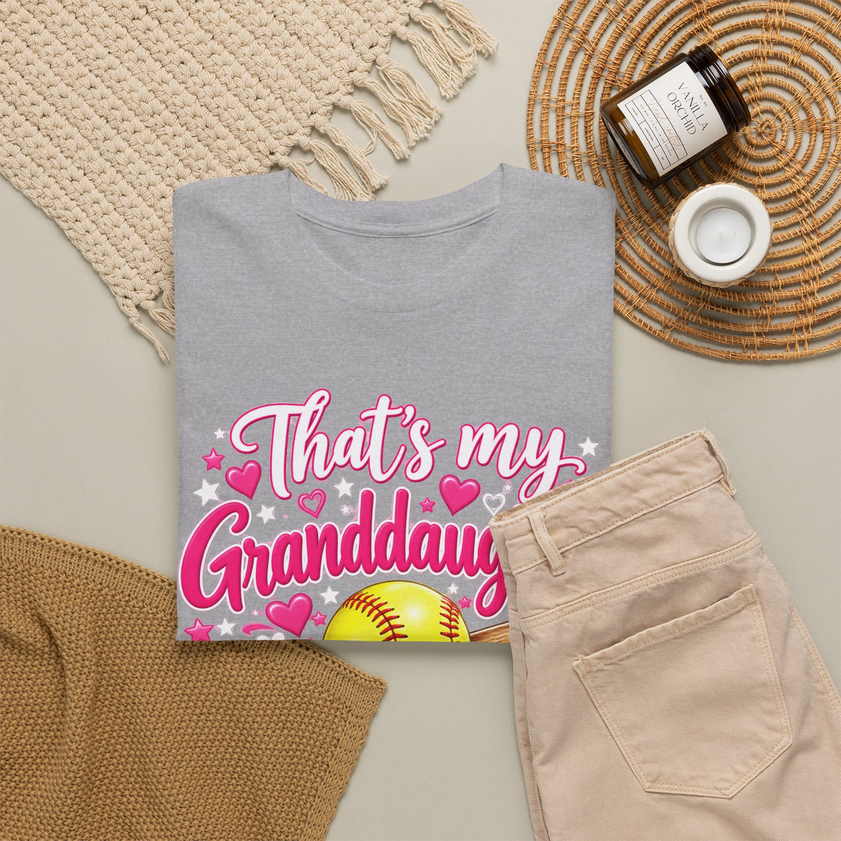 That’s My Granddaughter Out There Softball Grandma T-Shirt