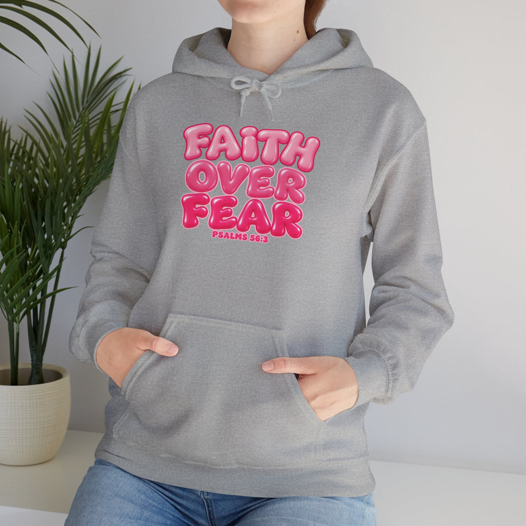 Faith Over Fear Inspirational Hoodie