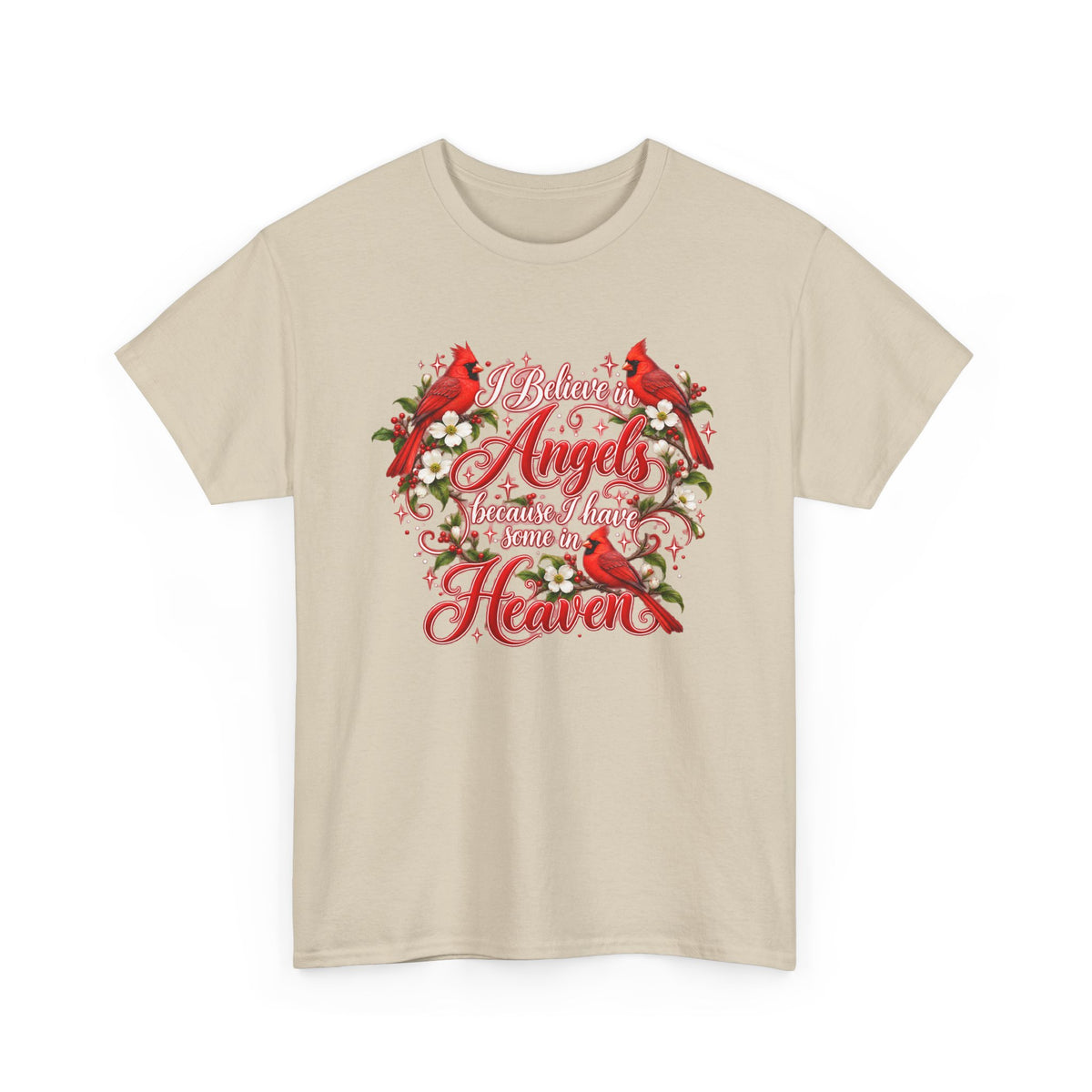 Angels from Heaven Cardinal Christmas T-Shirt