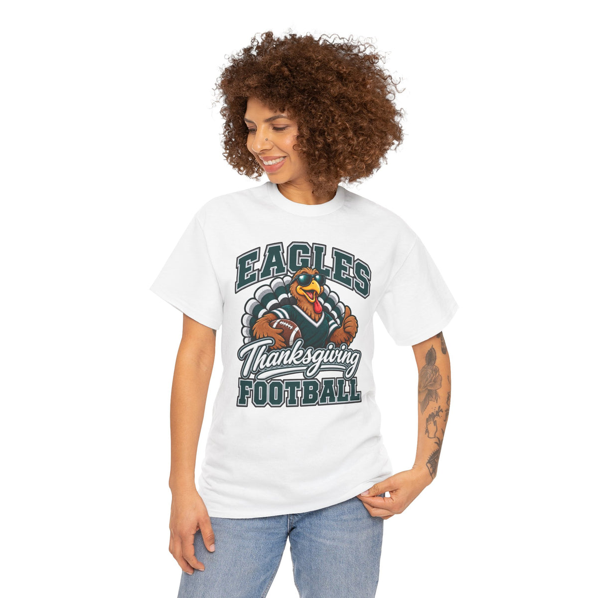 Eagles Thanksgiving Football Tee