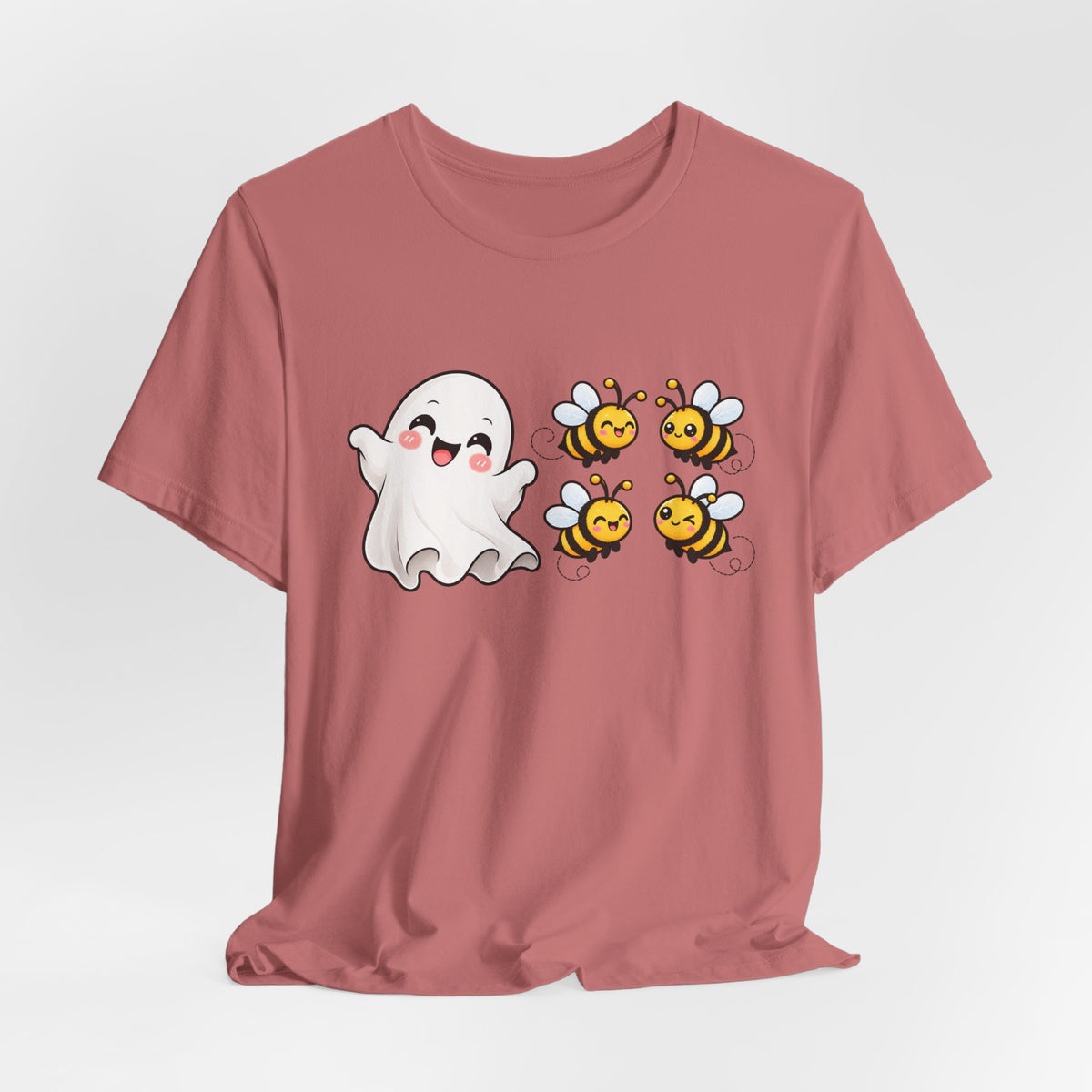 Boo & Bees Halloween Tee – Cute Ghost & Bee Shirt | Spooky Season Must-Have