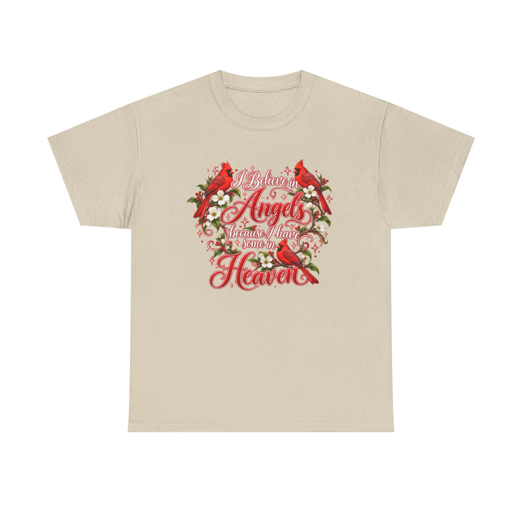 Angels from Heaven Cardinal Christmas T-Shirt