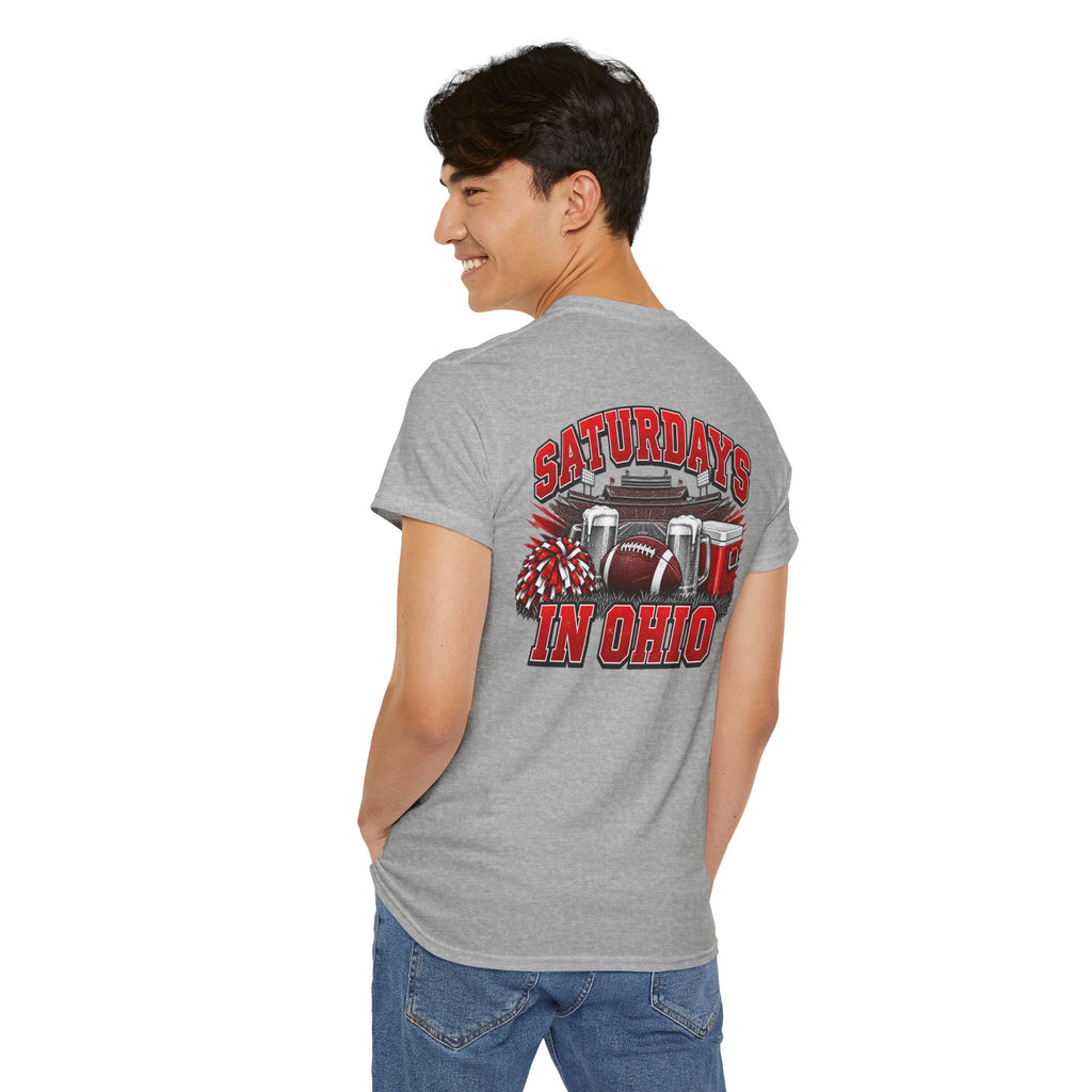 T-Shirt — Saturdays in Ohio Football & Tailgate Tee