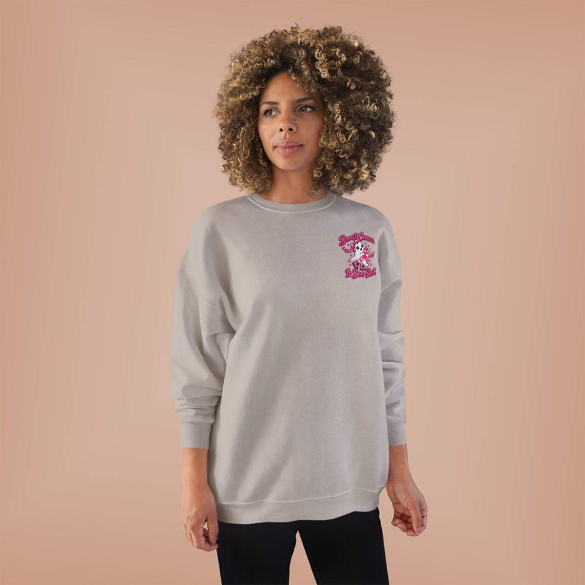 Breast Cancer Awareness Crewneck Sweatshirt – "In October We Wear Pink"