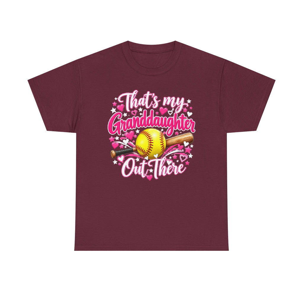 That’s My Granddaughter Out There Softball Grandma T-Shirt