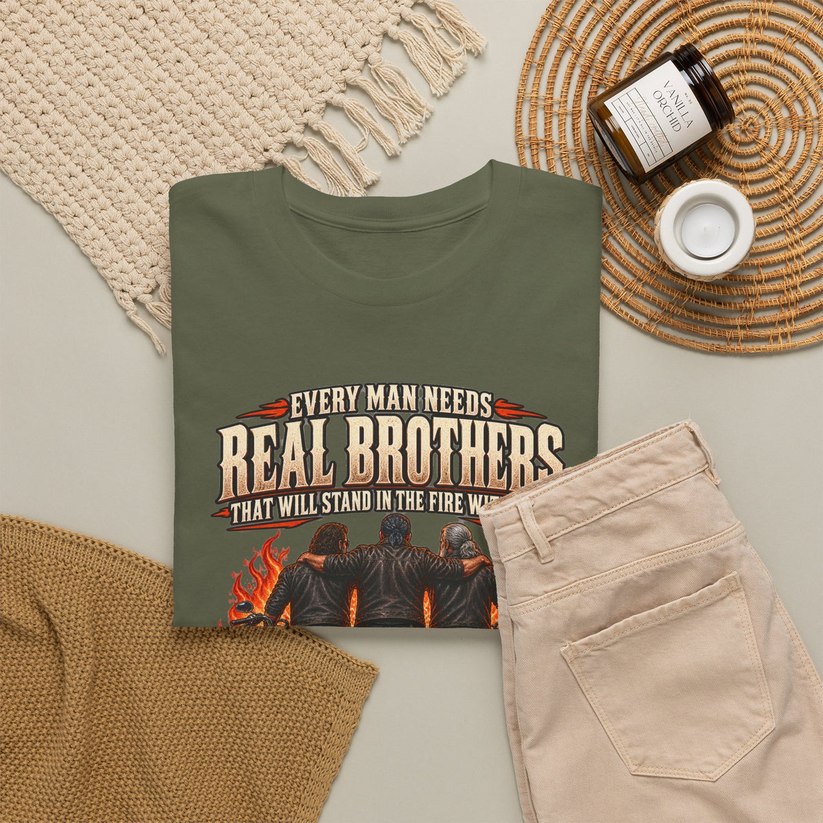 Real Brothers Graphic T-Shirt – Brotherhood and Strength