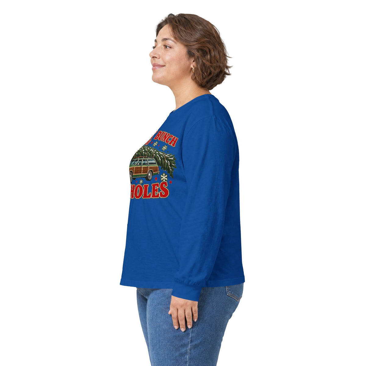 Jolliest Bunch of Assholes Christmas Long Sleeve Tee