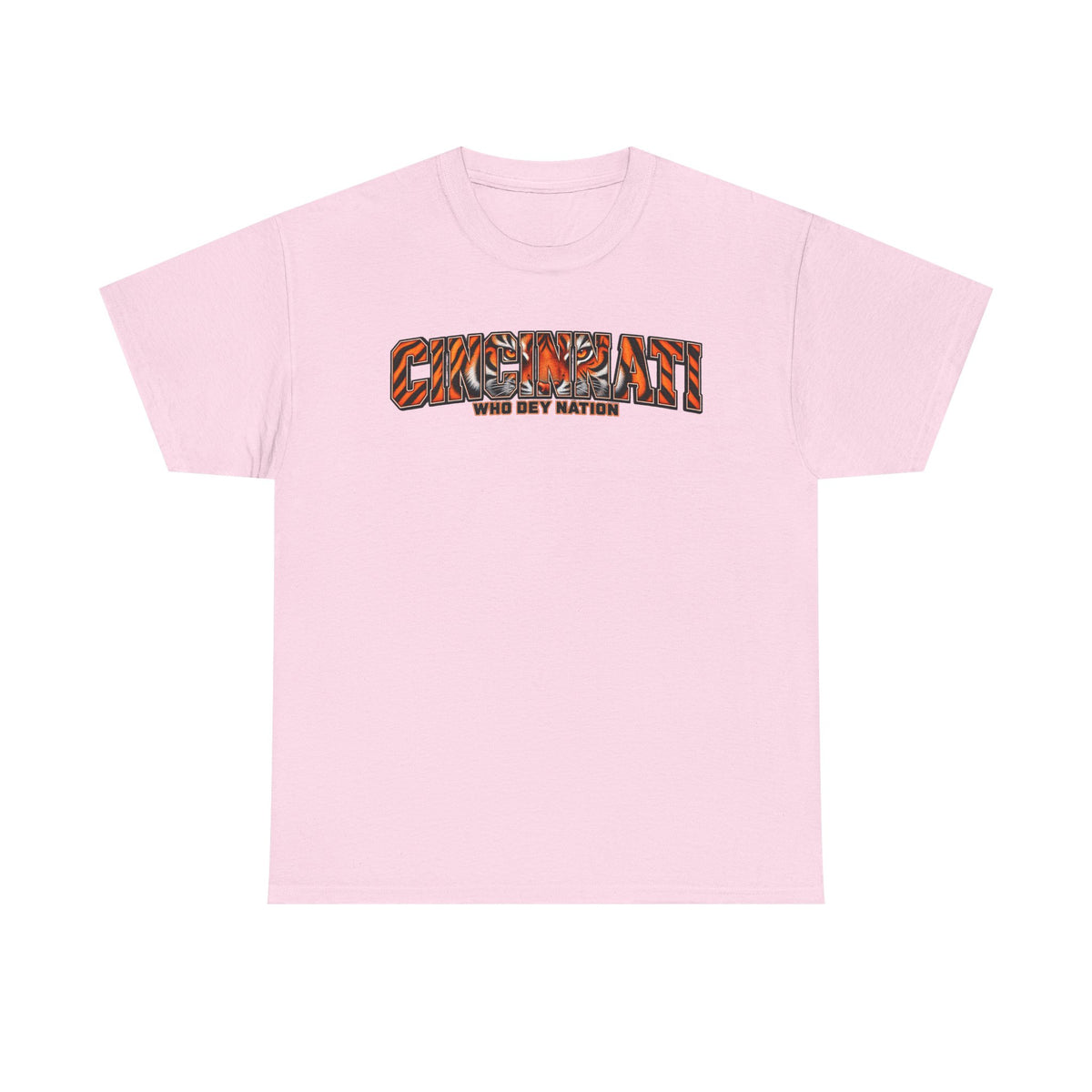 Who Dey Nation Tiger-Stripe Graphic Tee