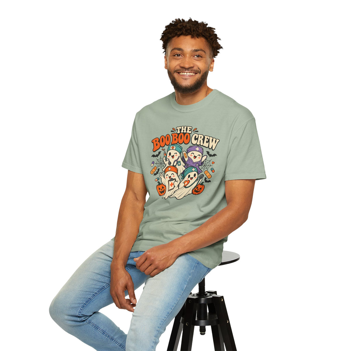 Halloween 'The Boo Boo Crew' Graphic T-Shirt