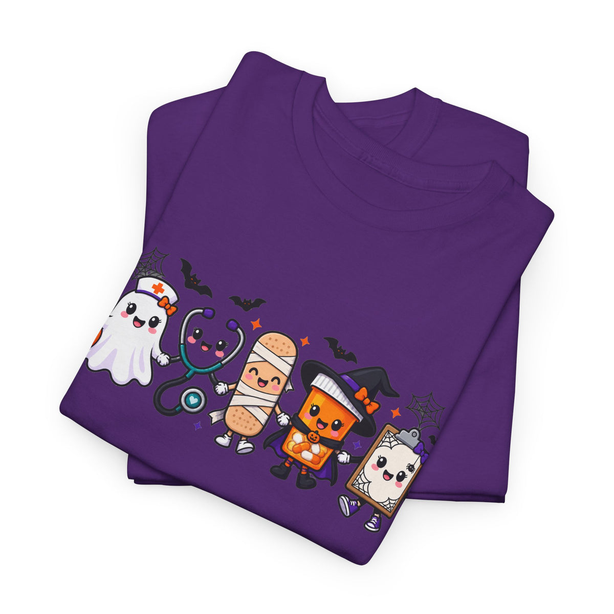 Halloween Candy Characters Tee — Cute Trick-or-Treat Ghosts & Candy Corn Shirt