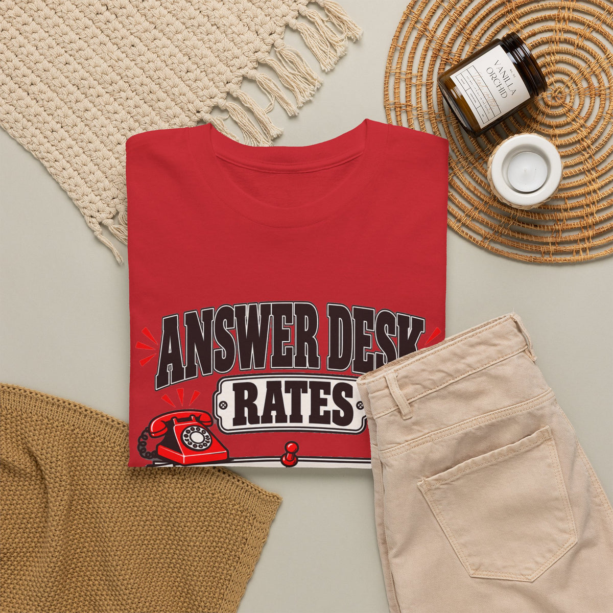 Answer Desk Rates T-Shirt — Funny Help Desk IT Support Tee ("Answer 1.00, Correct Answer 4.00")