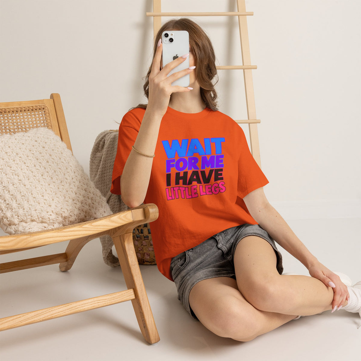 Wait For Me I Have Little Legs T-Shirt — Cute Pet / Toddler Humor Tee