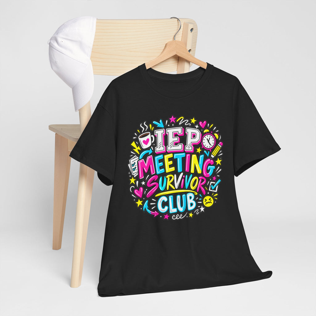 Video Meeting Survivor Club T-Shirt — Funny Remote Work Tee
