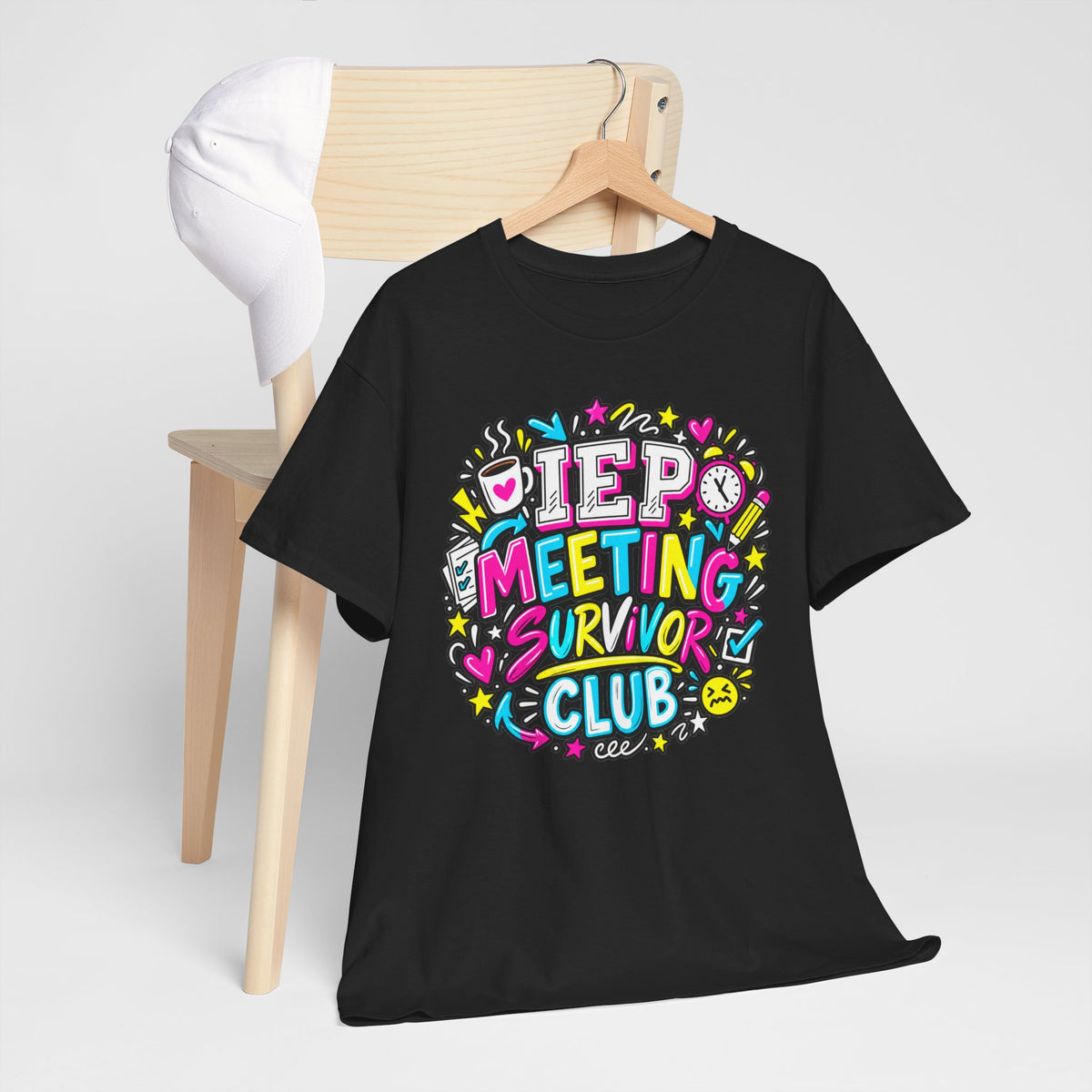 Video Meeting Survivor Club T-Shirt — Funny Remote Work Tee